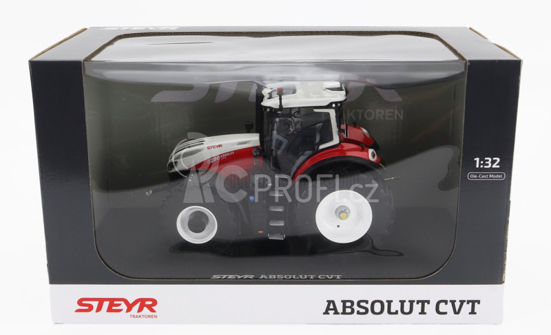 Universal hobbies Steyr 6280 Absolut Cvt Tractor 2022 1:32 Červená Bílá