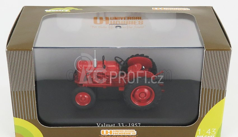 Universal hobbies Valmet 33 Tractor 1957 1:43 Red