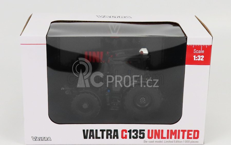 Universal hobbies Valtra G135 Tractor Unlimited 2017 1:32 Černá Šedá