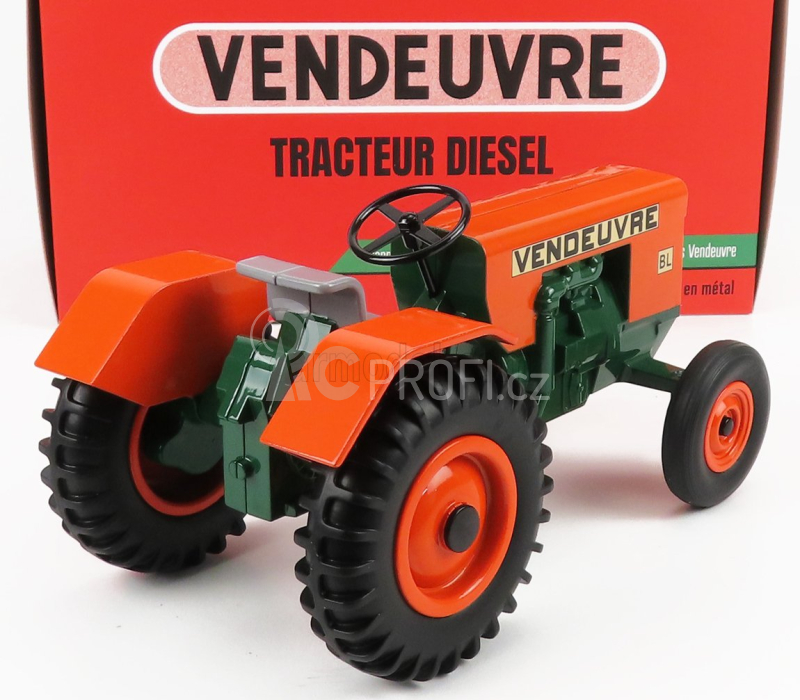 Universal hobbies Vendeuvre Bl V30 Agrodine Tractor 1962 1:16 Orange