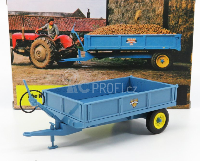 Universal hobbies Weeks Popular 3.5 Ton Hydraulic Tipping Trailer 1:32 Světle Modrá