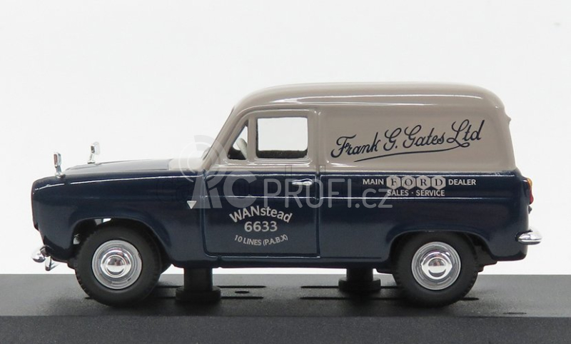 Vanguards Ford england 300e Thames Van Frank G.gates Ltd 1954 1:43 Modrá Šedá