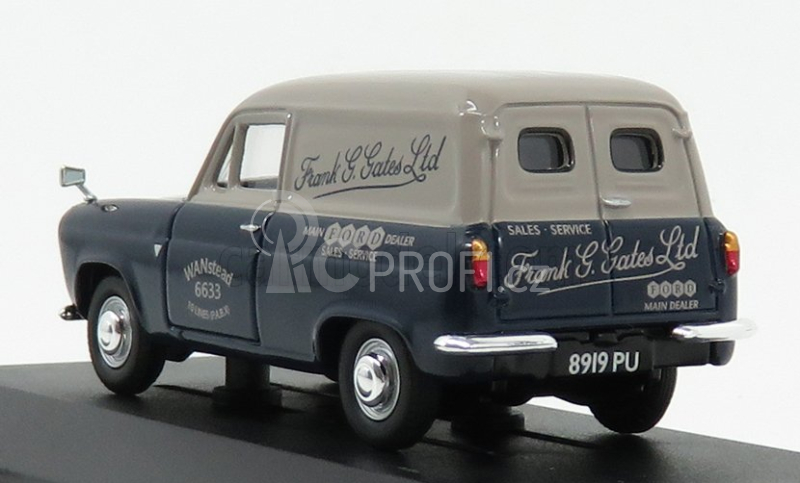 Vanguards Ford england 300e Thames Van Frank G.gates Ltd 1954 1:43 Modrá Šedá