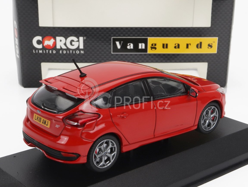 Vanguards Ford england Focus Mkii St-3 2018 1:43 Red