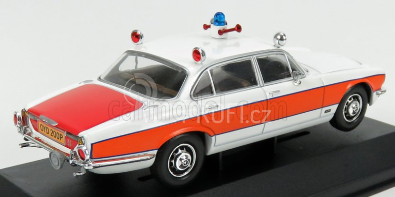 Vanguards Jaguar Xj6 Mkii 4.2l Police 1971 1:43 Bílá Oranžová