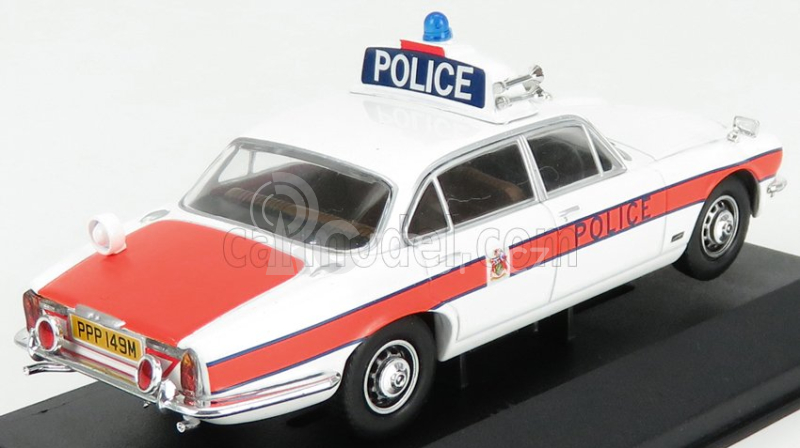 Vanguards Jaguar Xj6 Mkii 4.2l Police 1971 1:43 Bílá Oranžová