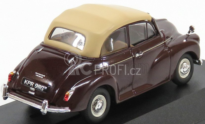 Vanguards Morris Minor 1000 Convertible 1:43 Bordeaux Beige