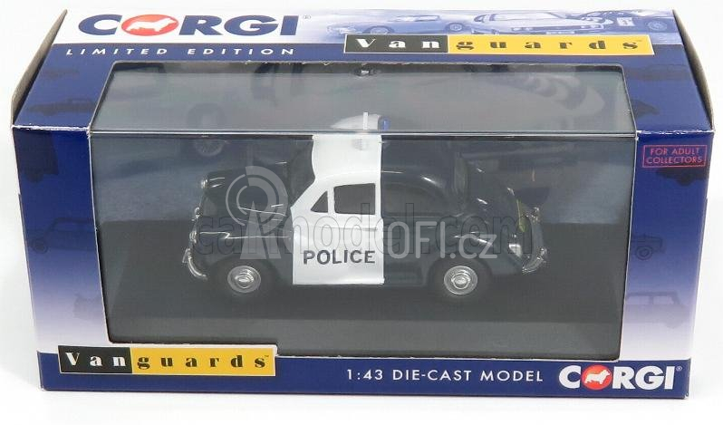 Vanguards Morris Minor 1000 Police 1963 1:43 Tmavě Modrá Bílá