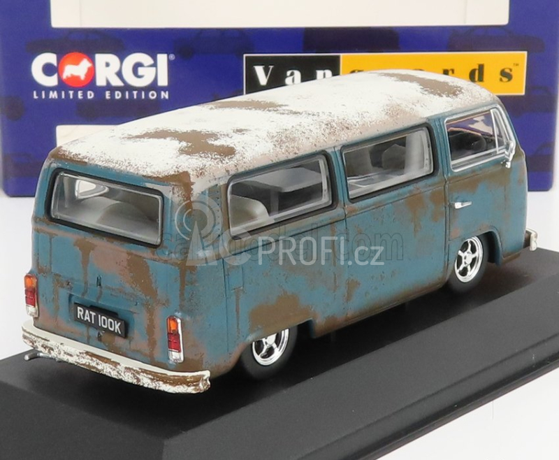 Vanguards Volkswagen T1 Minibus Camper 1962 1:43 Modrá Bílá