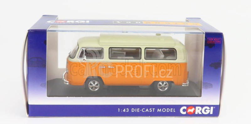 Vanguards Volkswagen T1 Minibus Camper 1962 1:43 Žlutá Bílá