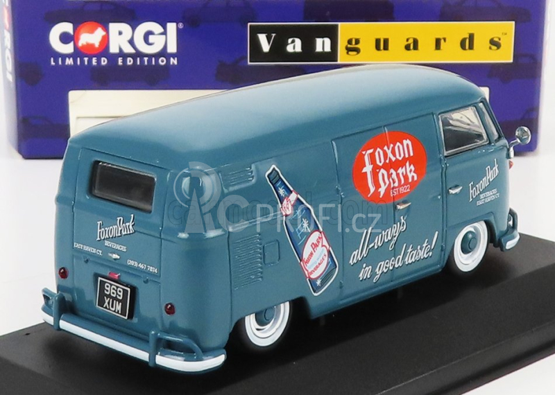 Vanguards Volkswagen T1 Panel Van Foxon Park 1962 1:43 Blue