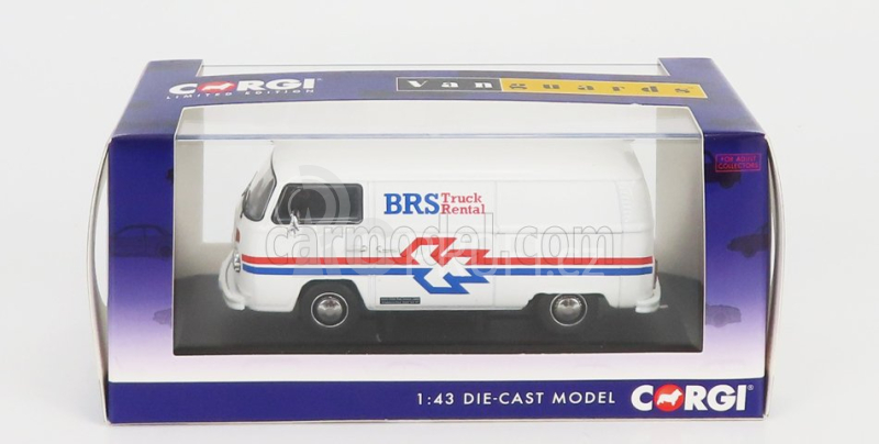 Vanguards Volkswagen T2 Panel Vanbrs Truck Rental 1965 1:43 Bílá