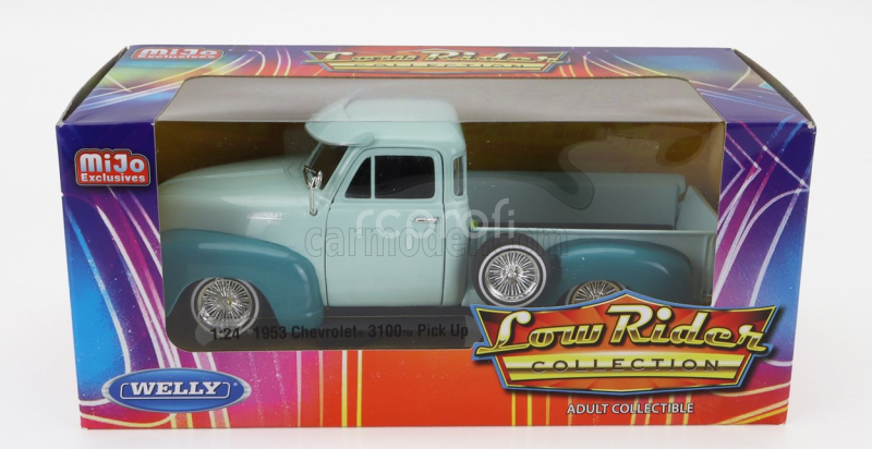 Welly Chevrolet 3100 Pick-up Low Rider 1953 1:24 2 Tóny Zelené