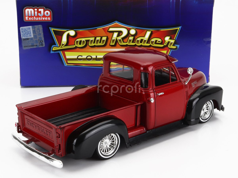 Welly Chevrolet 3100 Pick-up Low Rider 1953 1:24 Red Met Black