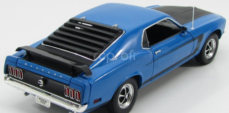 Welly Ford usa Mustang Boss 302 1969 1:18 Modrá Matná Černá