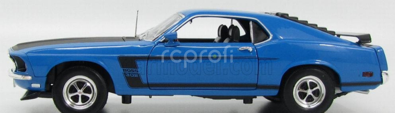 Welly Ford usa Mustang Boss 302 1969 1:18 Modrá Matná Černá