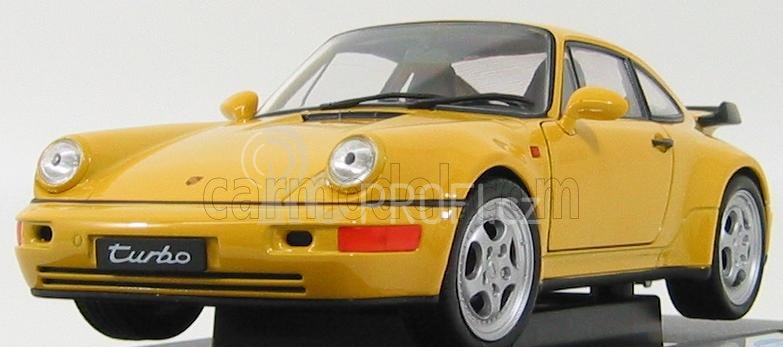 Welly Porsche 911 964 Turbo 1990 1:18 Žlutá