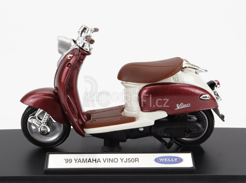 Welly Yamaha Vino Yj50r Scooter 1:18 Měděný Krém