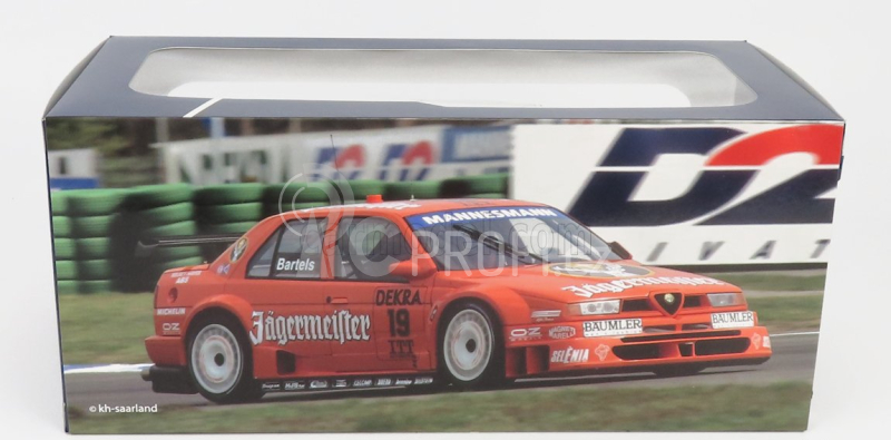 Werk83 Alfa romeo 155 V6 Ti Jagermeister Racing N 19 Dtm Itc 1995 Michael Barteles 1:18 Orange