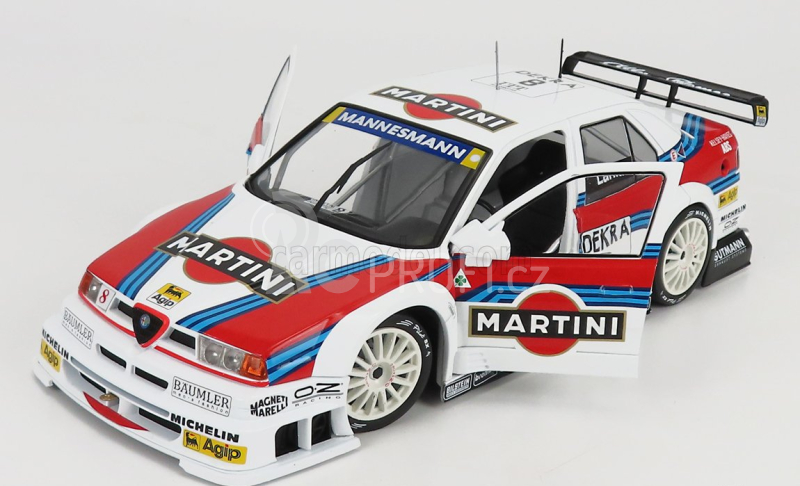 Werk83 Alfa romeo 155 V6 Ti Martini Racing N 8 Dtm Itc 1995 Nicola Larini 1:18 Bílá