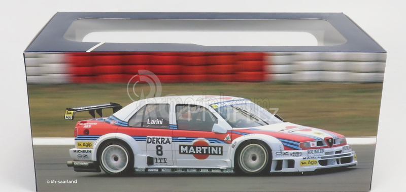 Werk83 Alfa romeo 155 V6 Ti Martini Racing N 8 Dtm Itc 1995 Nicola Larini 1:18 Bílá