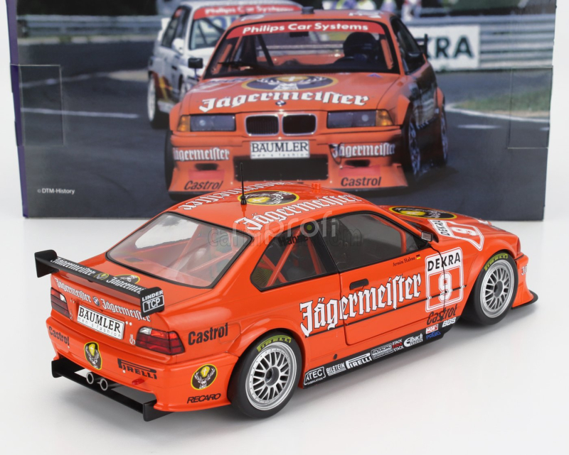 Werk83 BMW 3-series Coupe (e36) Jagermeister Team Linder N 9 Dtm Season 1993 Armin Hahne 1:18 Orange