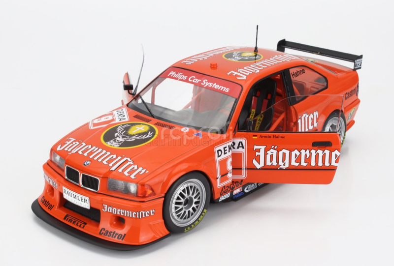 Werk83 BMW 3-series Coupe (e36) Jagermeister Team Linder N 9 Dtm Season 1993 Armin Hahne 1:18 Orange