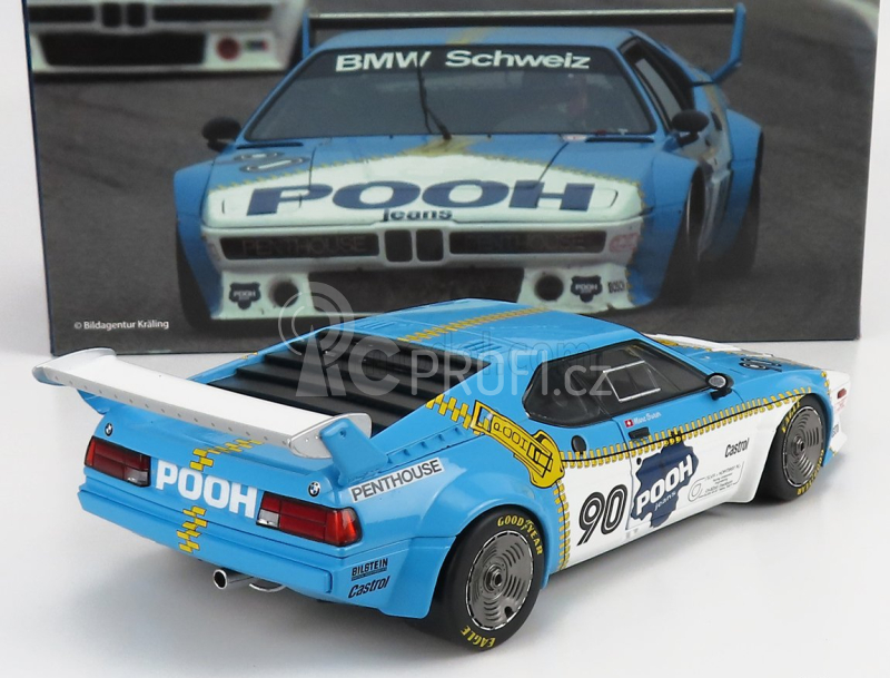 Werk83 BMW M1 Procar N 90 Procar Serie 1980 Marc Surer 1:18 Bílá Světle Modrá