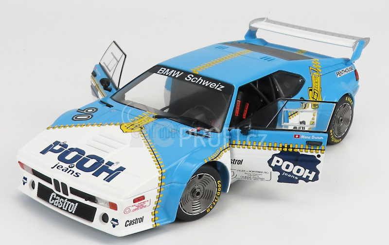 Werk83 BMW M1 Procar N 90 Procar Serie 1980 Marc Surer 1:18 Bílá Světle Modrá