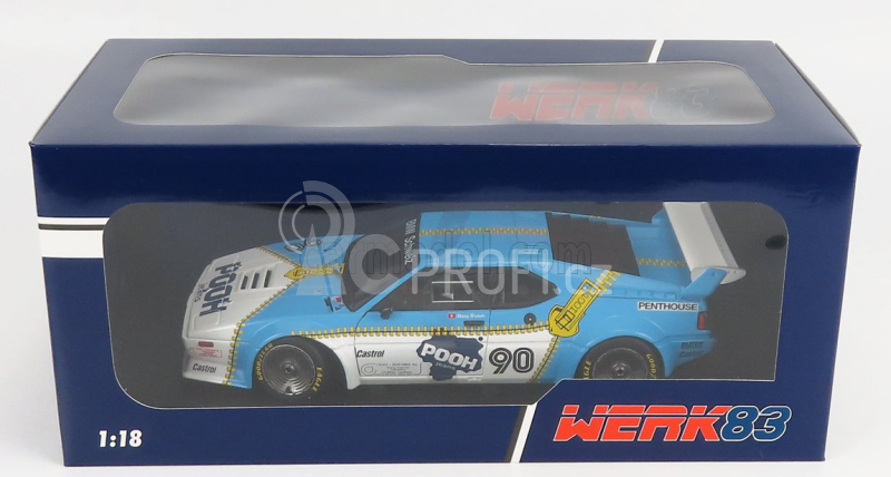 Werk83 BMW M1 Procar N 90 Procar Serie 1980 Marc Surer 1:18 Bílá Světle Modrá