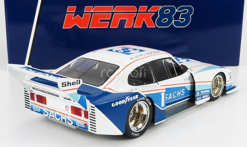 Werk83 Ford england Capri Turbo Gr.5 Team Sachs N 52 Drm 1979 Herald Ertl 1:18 Bílá Světle Modrá