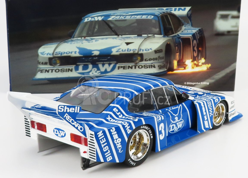 Werk83 Ford england Capri Turbo Gr.5 Zakspeed N 3 Drm 1982 Klaus Niedzwiedz 1:18 Bílá Modrá