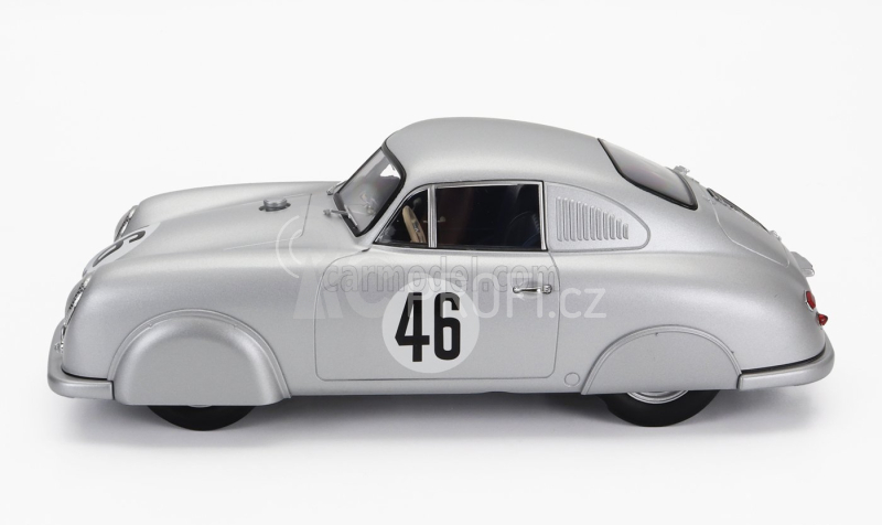 Werk83 Porsche 356 Sl Coupe Team Porsche K.g. N 46 Winner Class 24h Le Mans 1951 Auguste Veuillet - Edmond Mouche 1:18 Silver