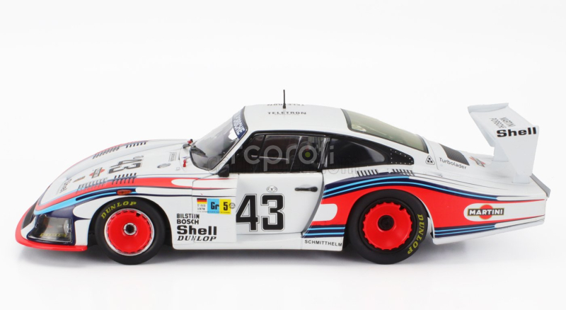 Werk83 Porsche 935/78 3.2l Turbo Moby Dick Team Martini Racing Porsche System N 43 24h Le Mans 1978 Rolf Stommelen - Manfred Schurti 1:18 Bílá Modrá Červená