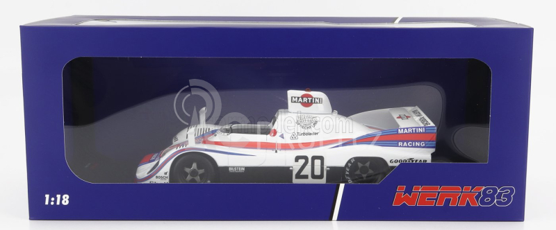 Werk83 Porsche 936 2.1l Turbo Team Martini Racing Porsche System N 20 Sportwagen Weltmeisterschaft 1976 J.ickx 1:18 Bílá Červená Modrá