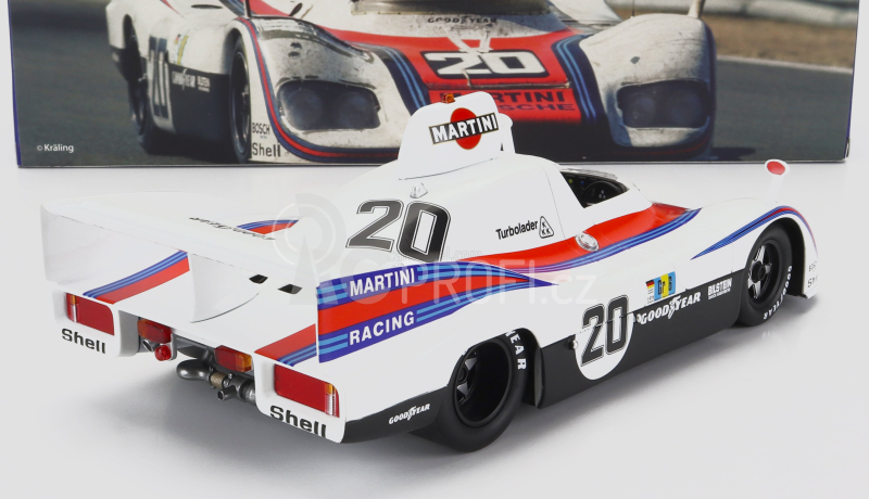 Werk83 Porsche 936 2.1l Turbo Team Martini Racing Porsche System N 20 Winner 24h Le Mans 1976 J. Ickx - G.van Lennep 1:18 Bílá Červená