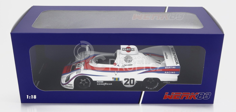 Werk83 Porsche 936 2.1l Turbo Team Martini Racing Porsche System N 20 Winner 24h Le Mans 1976 J. Ickx - G.van Lennep 1:18 Bílá Červená