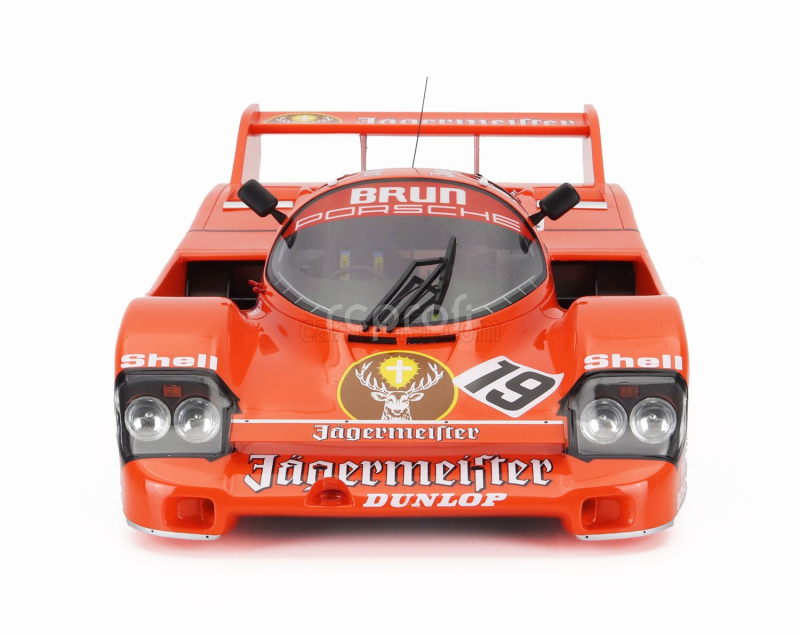 Werk83 Porsche 956b Jagermeister Team Brun Motorsport N 19 Winner 1000km Monza Italy 1984 Hans Joachim Stuck - Stefan Bellof 1:12 Orange