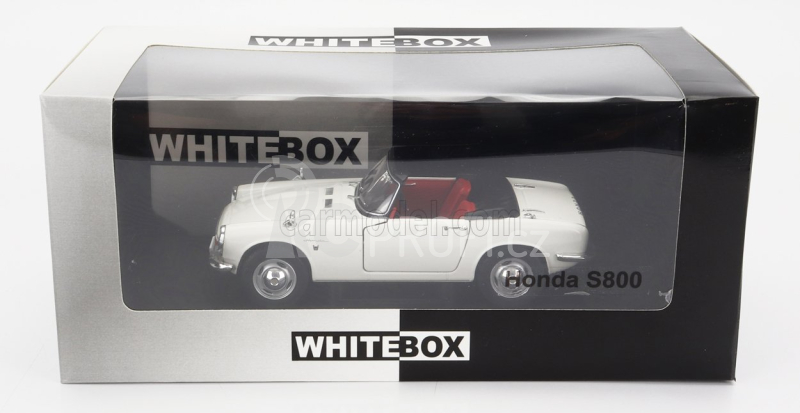 Whitebox Honda S800 Spider Cabriolet Open Rhd 1966 1:24 Bílá