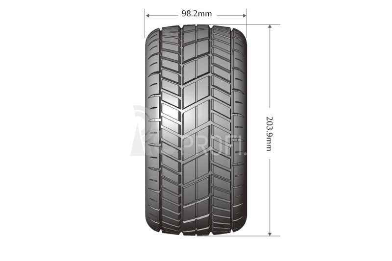 X-ROCKET SPORT 1/5 24mm hex Black Rims