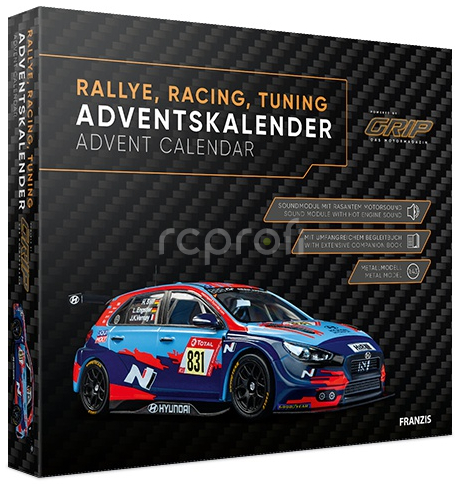 Adventní kalendář Rallye Hyundai se zvukem 1:43