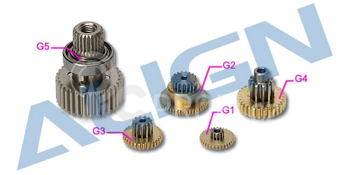 ALIGN - DS525 servo převody