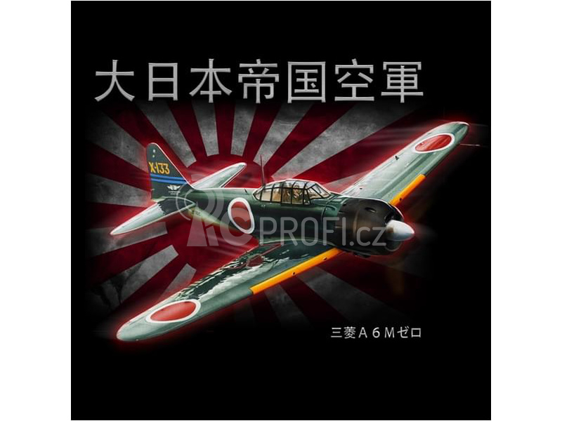 Antonio pánské tričko Mitsubishi A6M Zero Jp L