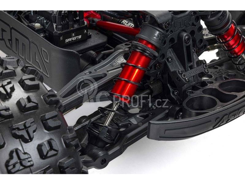 RC auto Arrma Kraton 8S BLX 1:5 4WD EXB RTR, černá