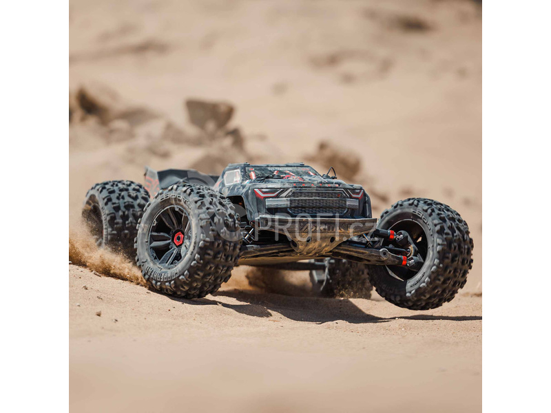 RC auto Arrma Kraton 8S BLX 1:5 4WD EXB RTR, černá