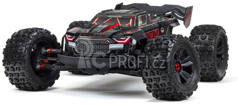 RC auto Arrma Kraton 8S BLX 1:5 4WD EXB RTR, černá