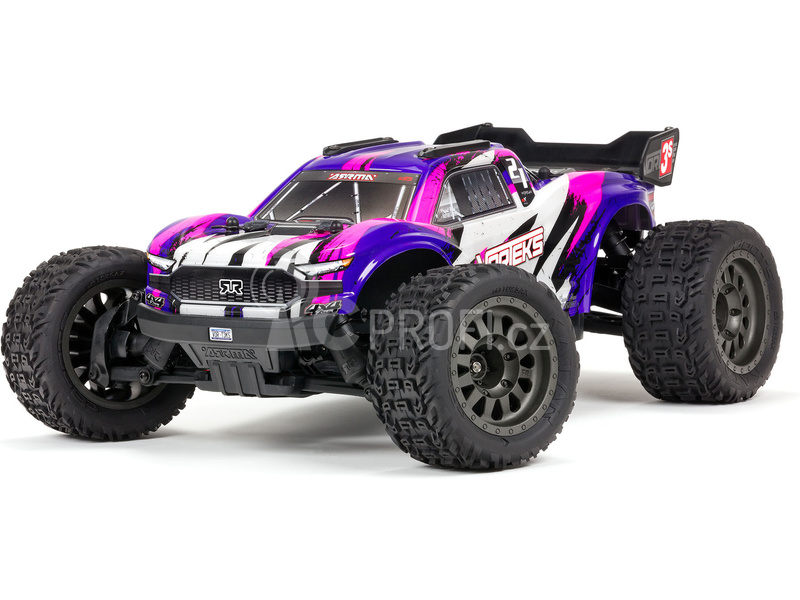 RC auto Arrma Vorteks 3S BLX 1:10 4WD RTR, fialová