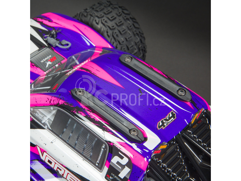 RC auto Arrma Vorteks 3S BLX 1:10 4WD RTR, fialová