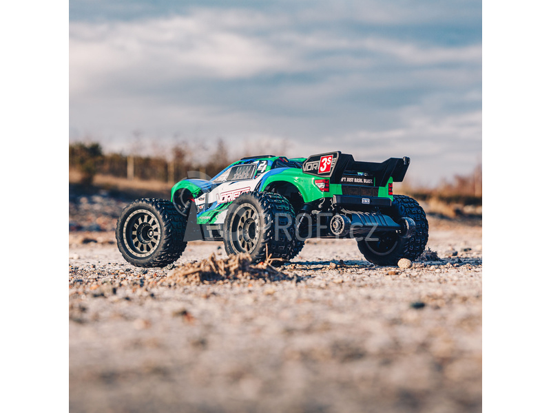 RC auto Arrma Vorteks 3S BLX 1:10 4WD RTR, fialová