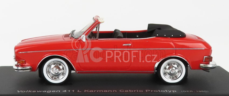 Avenue43 Volkswagen 411l Karmann Cabriolet Open Germany 1968 1:43 Red